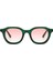 Grovela Yeşil Çerçeve Pembe Cam Vintage & Retro Unisex Güneş Gözlüğü 2