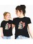 Siyah Fiyonklu Sevimli Kedicik T-Shirt 1