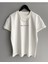 Beyaz Brooklyn Baskılı Oversize Unisex T-Shirt 1