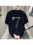 Unisex Siyah 7 Sport Baskılı Oversize %100 Pamuk T-Shirt 1