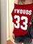 Kadın Kayık Yaka Oywouos Baskılı Oversize %100 Pamuk T-Shirt 3