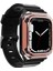 Watch 44MM Uyumlu Krd-88 Sert Pc Kasa Koruyuculu Uyumlu Kordon Arth - Rose Gold 2