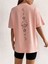 Büyük Beden Kadın Moon And Sun 'güneş ve Ay' Baskılı %100 Pamuk Bisiklet Yaka Oversize T-Shirt 1