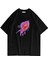 Ungrateful Baskılı Pamuk Oversize Bisiklet Yaka T-Shirt 1