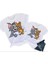 Tom & Jerry Baskılı Pamuklu Oversize T-Shirt (Adet Fiyatıdır) 1