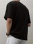Unisex Kalp Baskılı Oversize %100 Pamuk T-Shirt 2