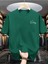 Büyük Beden Unisex Victory Baskılı Oversize T-Shirt 1