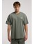 Ever Essentials Oversize Haki Erkek Tişört 1