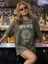 Shine Over Parlak Ay Işığı Baskılı Oversize T-Shirt 4