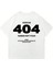 Unisex Error 404 Not Foun Baskılı Oversize %100 Pamuk T-Shirt 3