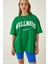 Büyük Beden Wellness Sporty & Rich Baskılı Oversize T-Shirt 1