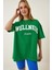 Büyük Beden Wellness Sporty & Rich Baskılı Oversize T-Shirt 2