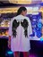 Kadın Dark Angel Baskılı Oversize T-Shirt 3