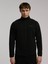 Ever Relaxed Regular Siyah Yüksek Yaka Erkek Full Zip Sweatshirt 1