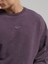 Bronx 1910 Yıkamalı Mor Erkek Sweatshirt 3
