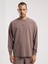 Bronx 1910 Yıkamalı Kahverengi Erkek Uzun Kollu Tişört 1
