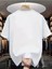 Unisex Paris Baskılı Oversize %100 Pamuk T-Shirt 2