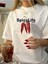 Unisex Beyaz Spicy Life Biber Baskılı Oversize %100 Pamuk T-Shirt 1