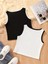 Çocuk Kurdele Baskılı Askılı Crop T-Shirt 2'li Set 2