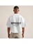Erkek Represent Baskılı Bisiklet Yaka Oversize Tshirt 1
