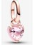Me Pembe Çakra Kalp Mini Sallantılı Charm 14 Ayar Pembe Altın Kaplama 2