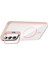 Samsung Galaxy A06 Kılıf Kamera Korumalı Magsafe Şeffaf Renkli Kenar Standlı + Lens Koruyucu 2