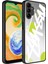 Galaxy A04S Kılıf Aynalı Desenli Kamera Korumalı Parlak Arth Mirror Kapak-Yazı 1