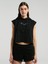 Ever Classics Wmn Siyah Kadın Crop Kapüşonlu Kolsuz Sweatshirt 1