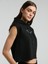 Ever Classics Wmn Siyah Kadın Crop Kapüşonlu Kolsuz Sweatshirt 3