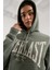 Authentic Boxing Wmn Oversize Haki Kadın Kapüşonlu Sweatshirt 4