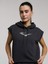Ever Classics Wmn Füme Kadın Crop Kapüşonlu Kolsuz Sweatshirt 2