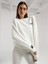 Ever Essentials Beyaz Kadın Sweatshirt 4
