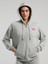 Ever Classics Wmn Gri Melanj Kadın Kapüşonlu Full Zip Sweatshirt 2