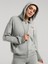 Ever Classics Wmn Gri Melanj Kadın Kapüşonlu Full Zip Sweatshirt 3