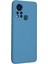 Infinix Hot 11S Kılıf Nano Içi Kadife Silikon - Mavi - LORCE1876-9358 2