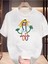 Unisex Paint Çizim Kız Baskılı Oversize %100 Pamuk T-Shirt 1