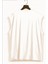 Erkek Büyük Beden Beyaz City Baskılı Oversize T-Shirt 2