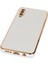Samsung Galaxy A50 Kılıf Volet Silikon - Beyaz - LORCE4820-1059 5