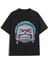 Unisex Retro Anime Baskılı Oversize %100 Pamuk T-Shirt 3