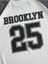 Unisex Brooklyn 25 Baskılı Kolları Renkli Oversize T-Shirt 4