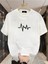 Unisex Ritim Baskılı Oversize %100 Pamuk T-Shirt 1