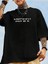 Just Be Free Galaxy Astronot V2 Baskılı Oversize Bisiklet Yaka T-Shirt 3