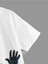 Hello Astronot Baskılı Oversize Bisiklet Yaka Beyaz Çocuk T-Shirt 4