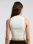 Ever Relaxed Rib Beyaz Kadın Thick-Strapped Atlet 3