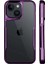 iPhone 15 Kılıf Boyi Silikon Kapak - Derin Mor - LORCE5002-4894 2