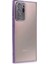 Samsung Galaxy Note 20 Ultra Kılıf Lensli Silikon - Mor - LORCE5101-8343 1