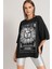 Kadın Future Is Your Hands Oversize T-Shirt 1