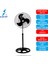 -KCF276-130 Watt - 2 Adet -Sanayi Tipi Duvar Masa ve Ayakli Vantilatör Ferrg 1