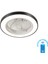 -KCF297-15 Watt Ledli Dekoratif Tavan Vantilatörü Siyah Ferrg 2