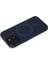 Iphone 15 Kılıf Lodos Magneticsafe Mat Kapak - Mavi Ferrg 3
